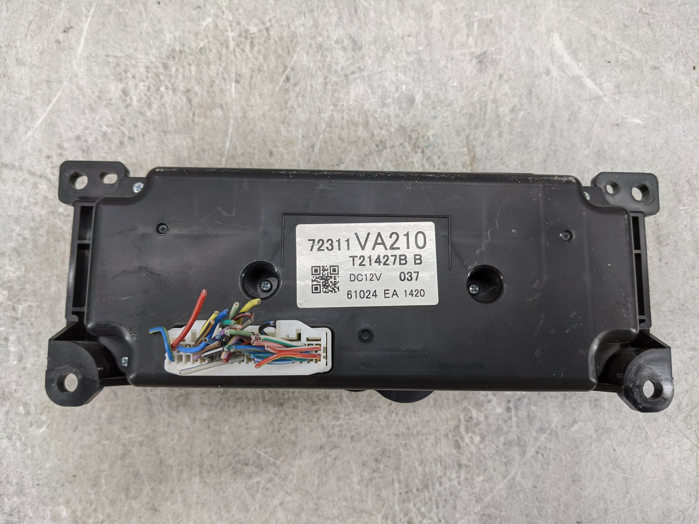 2017 Subaru Wrx Climate Control Module Temperature AC/Heater Replacement P/N:72311VA210 T21427B Fits OEM Used Auto Parts - O