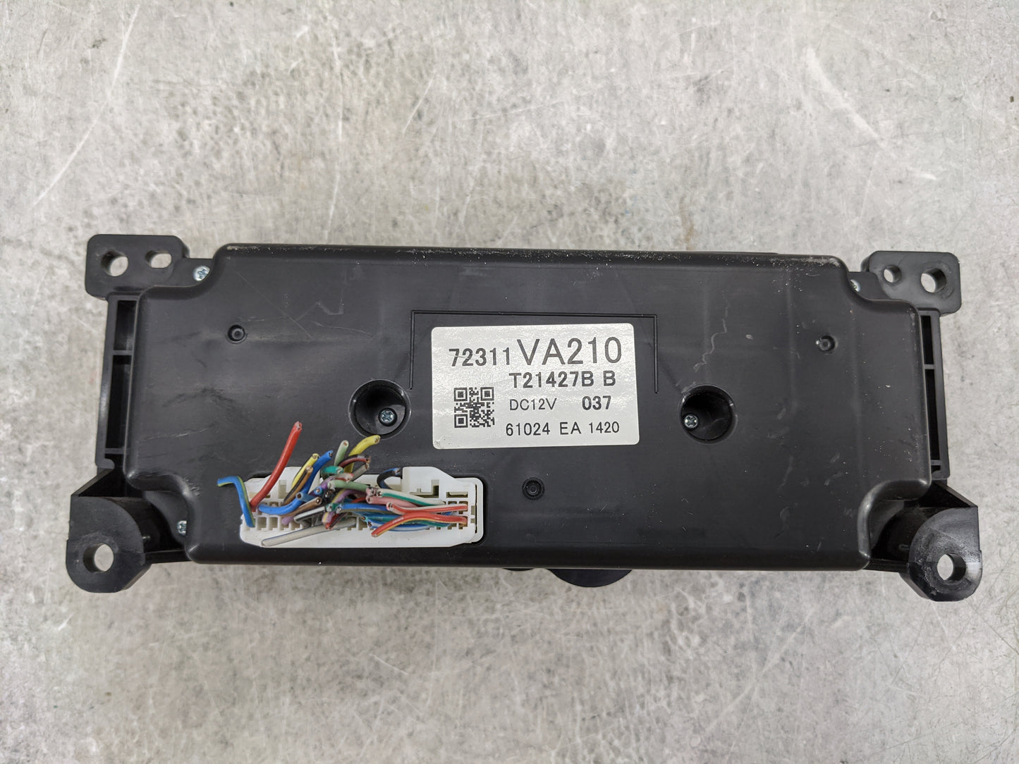 2017 Subaru Wrx Climate Control Module Temperature AC/Heater Replacement P/N:72311VA210 T21427B Fits OEM Used Auto Parts - O