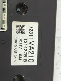 2017 Subaru Wrx Climate Control Module Temperature AC/Heater Replacement P/N:72311VA210 T21427B Fits OEM Used Auto Parts - O