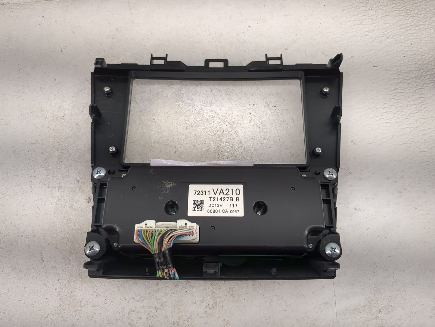 2017 Subaru Wrx Climate Control Module Temperature AC/Heater Replacement P/N:72311VA210 T21427B Fits OEM Used Auto Parts - O