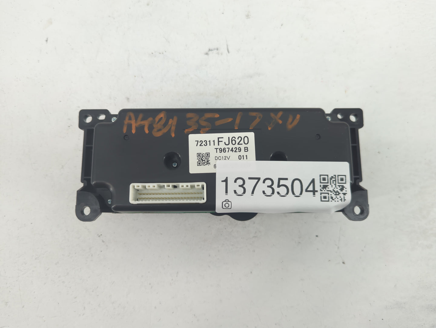 2015 Subaru Xv Climate Control Module Temperature AC/Heater Replacement P/N:72311FJ620 Fits Fits 2016 OEM Used Auto Parts - 