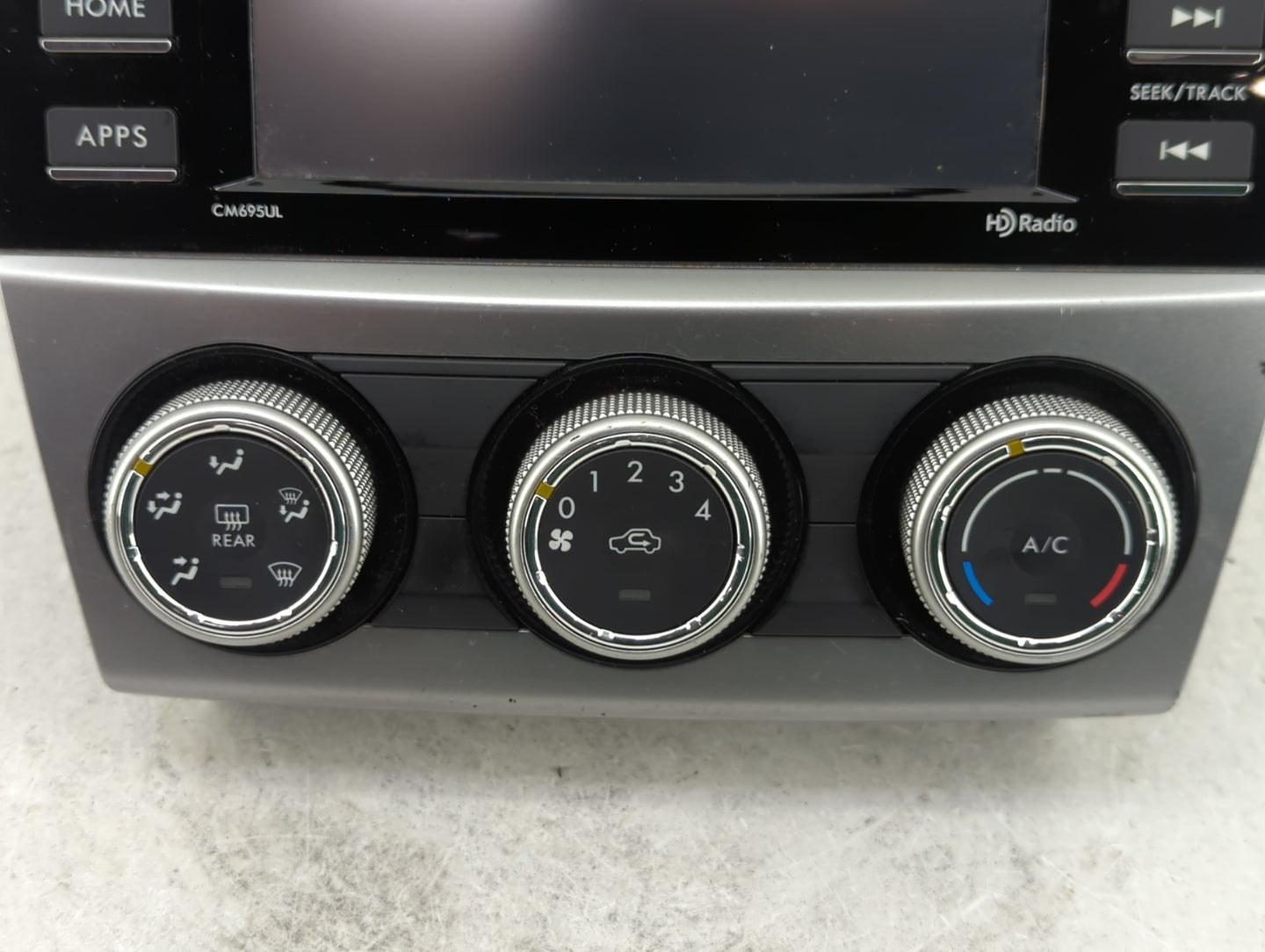 2017 Subaru Xv Radio AM FM Cd Player Receiver Replacement P/N:86201FJ690 Fits Fits 2016 OEM Used Auto Parts - Oemusedautopar