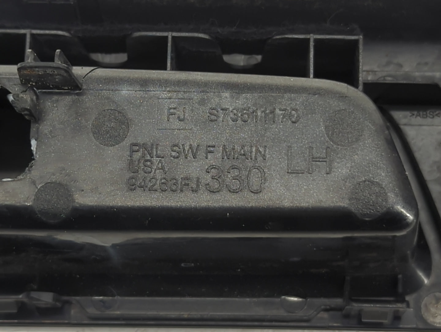 2015 Subaru Xv Master Power Window Switch Replacement Driver Side Left P/N:94263FJ330 Fits Fits 2016 OEM Used Auto Parts - O
