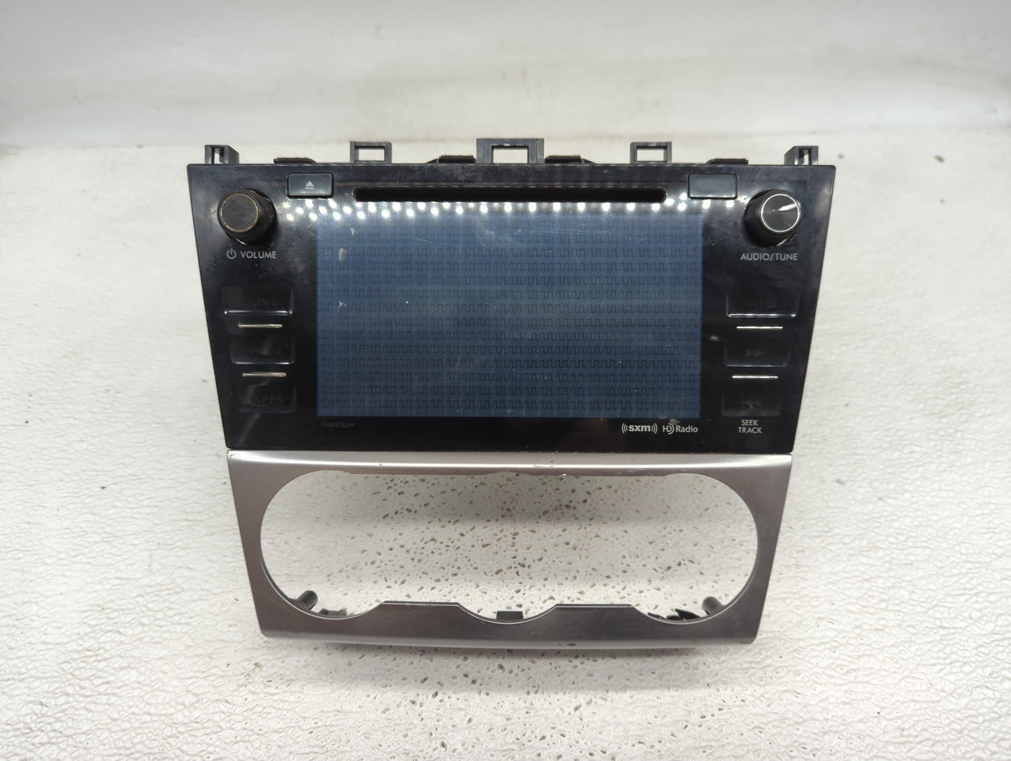 2017 Subaru Xv Radio AM FM Cd Player Receiver Replacement P/N:86201FJ681 Fits Fits 2016 OEM Used Auto Parts - Oemusedautopar