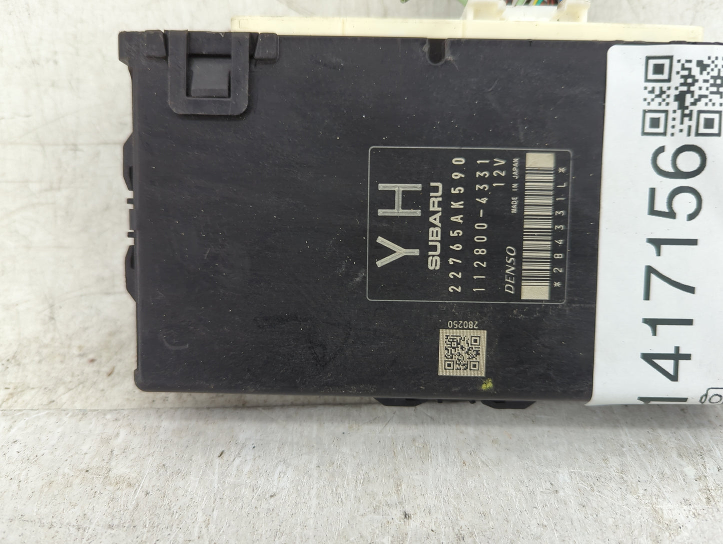 2017 Subaru Xv PCM Engine Control Computer ECU ECM PCU OEM P/N:112800-4331 22765AK590 Fits OEM Used Auto Parts - Oemusedauto