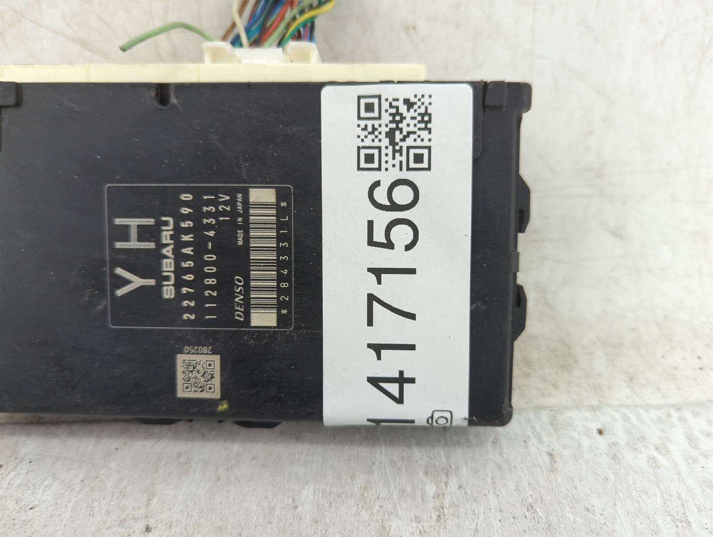 2017 Subaru Xv PCM Engine Control Computer ECU ECM PCU OEM P/N:112800-4331 22765AK590 Fits OEM Used Auto Parts - Oemusedauto