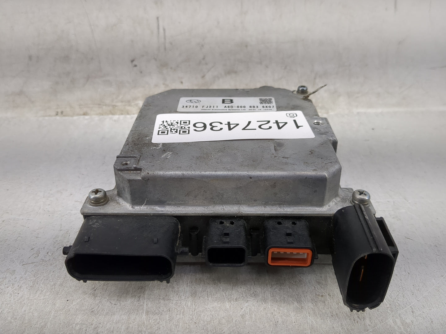 2017 Subaru Xv PCM Engine Control Computer ECU ECM PCU OEM P/N:34710 FJ211 A6D-000 RB3 6X07 Fits OEM Used Auto Parts - Oemus