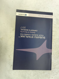 2017 Subaru Xv Owners Manual Book Guide P/N:A1290BE-B MSA5M1702A OEM Used Auto Parts - Oemusedautoparts1.com