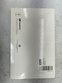 2017 Subaru Xv Owners Manual Book Guide P/N:B1037BE-A MSA5M1719A OEM Used Auto Parts - Oemusedautoparts1.com