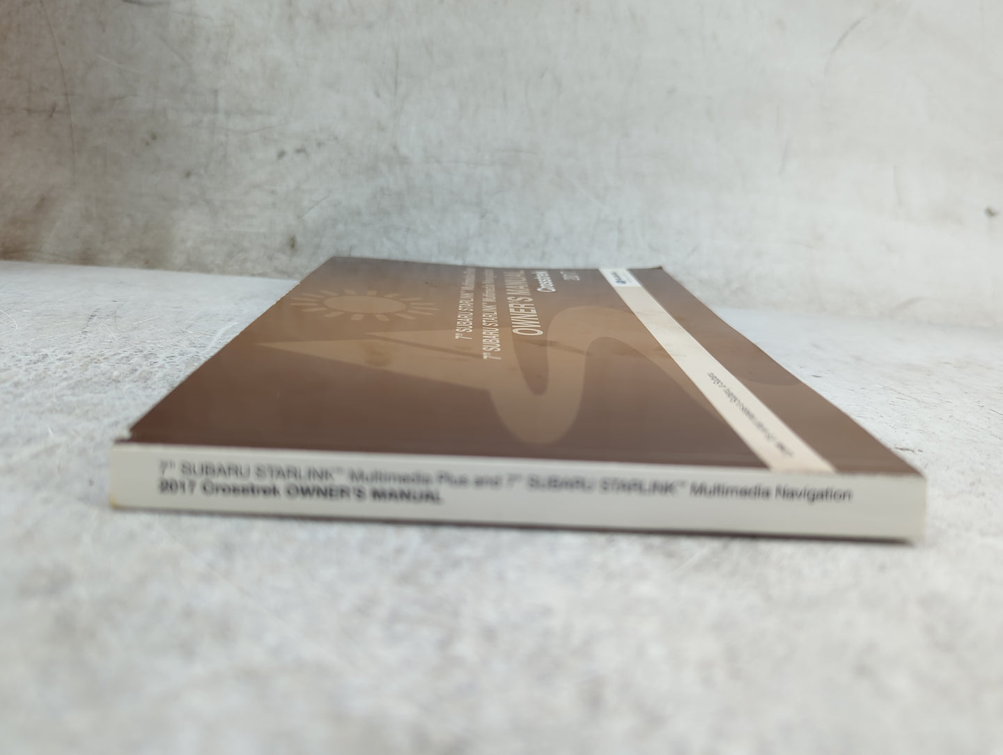 2017 Subaru Xv Owners Manual Book Guide P/N:B1037BE-A MSA5M1719A OEM Used Auto Parts - Oemusedautoparts1.com