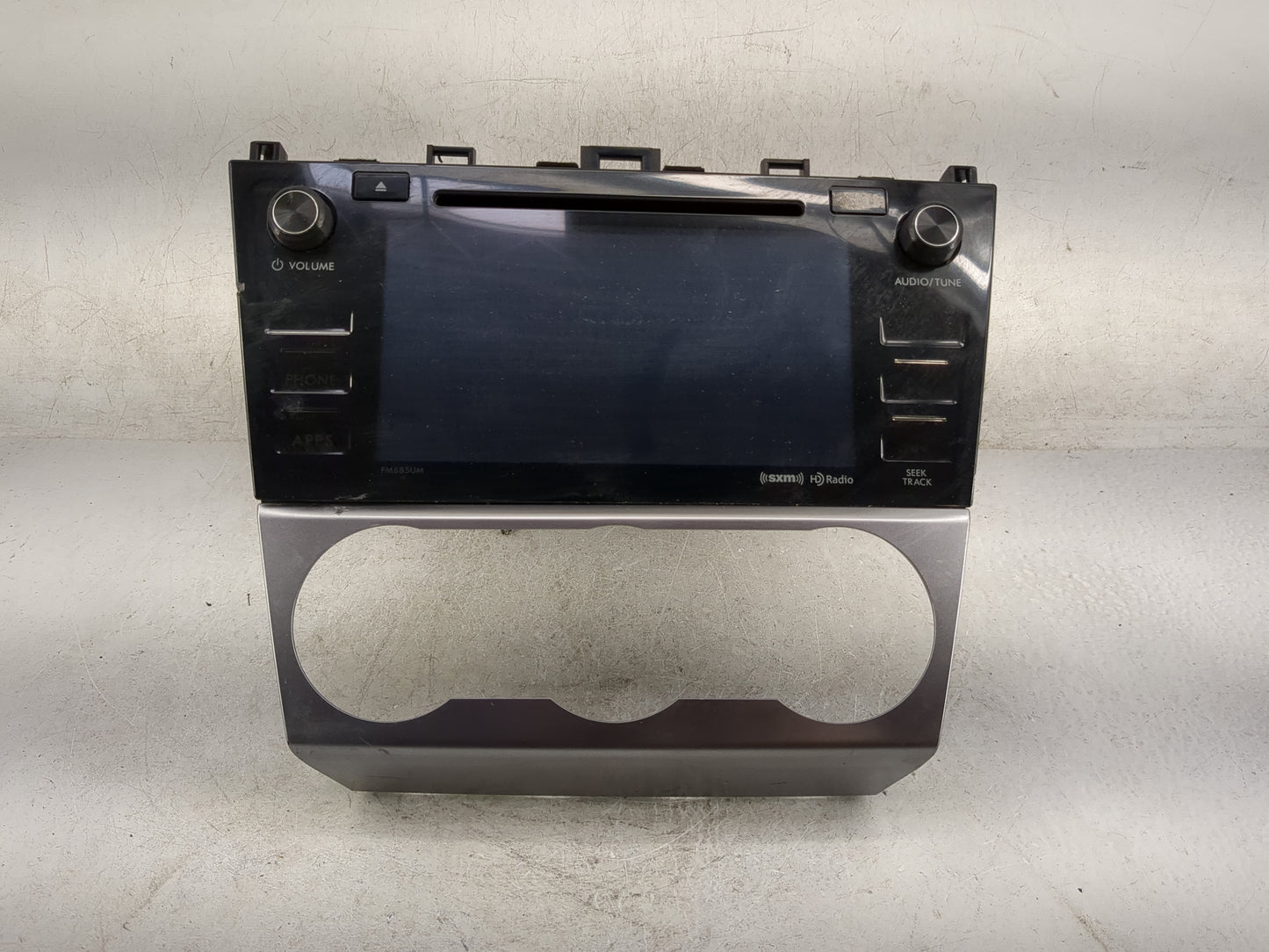 2017 Subaru Xv Radio AM FM Cd Player Receiver Replacement P/N:86201FJ681 139000-11810101, FM685UM Fits OEM Used Auto Parts -