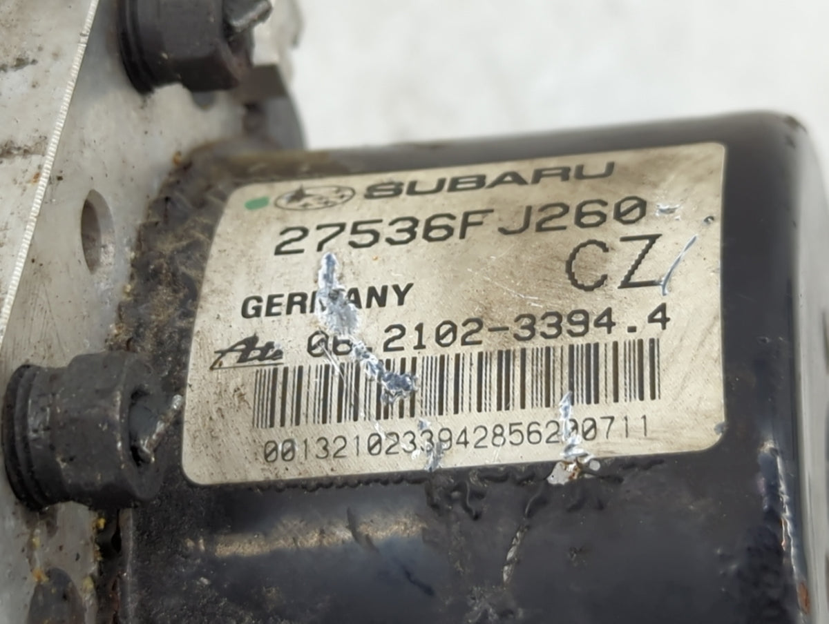 2017 Subaru Xv Anti-Lock Brake ABS Pump Module Actuator OEM P/N:27536FJ260 06.2102-3394.4 Fits Fits 2016 OEM Used Auto Parts
