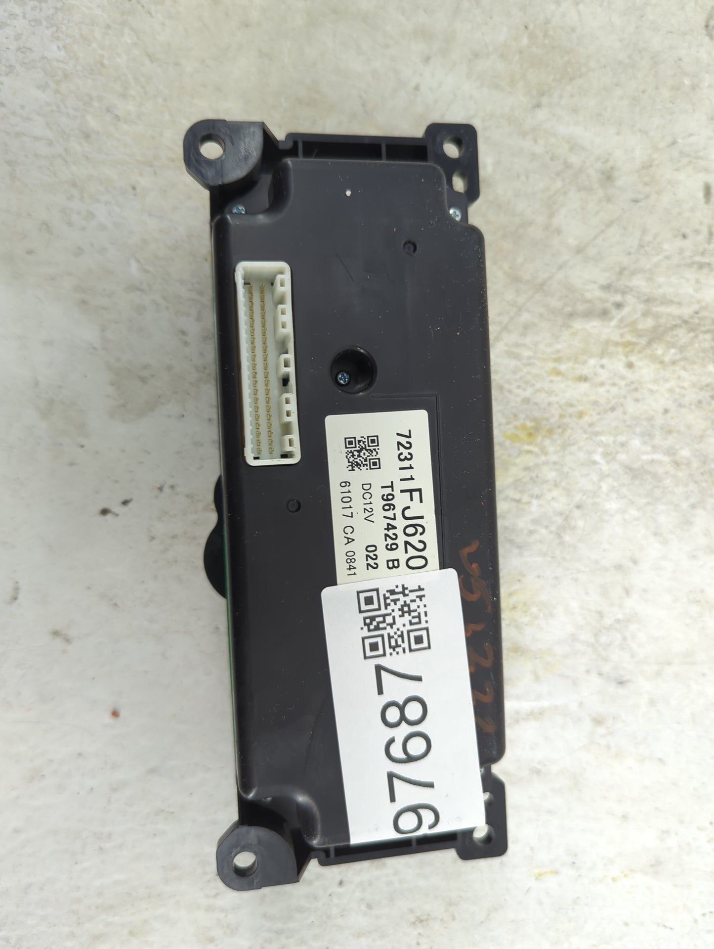 2015 Subaru Xv Climate Control Module Temperature AC/Heater Replacement P/N:72311FJ620 T967429 Fits Fits 2016 OEM Used Auto 