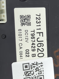 2015 Subaru Xv Climate Control Module Temperature AC/Heater Replacement P/N:72311FJ620 T967429 Fits Fits 2016 OEM Used Auto 