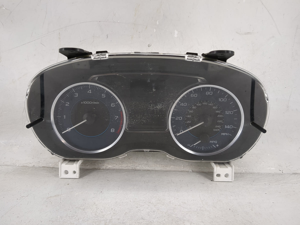 2017 Subaru Xv Instrument Cluster Speedometer Gauges P/N:85021FJ601 1017771148410 Miles: Fits OEM Used Auto Parts - Oemuseda