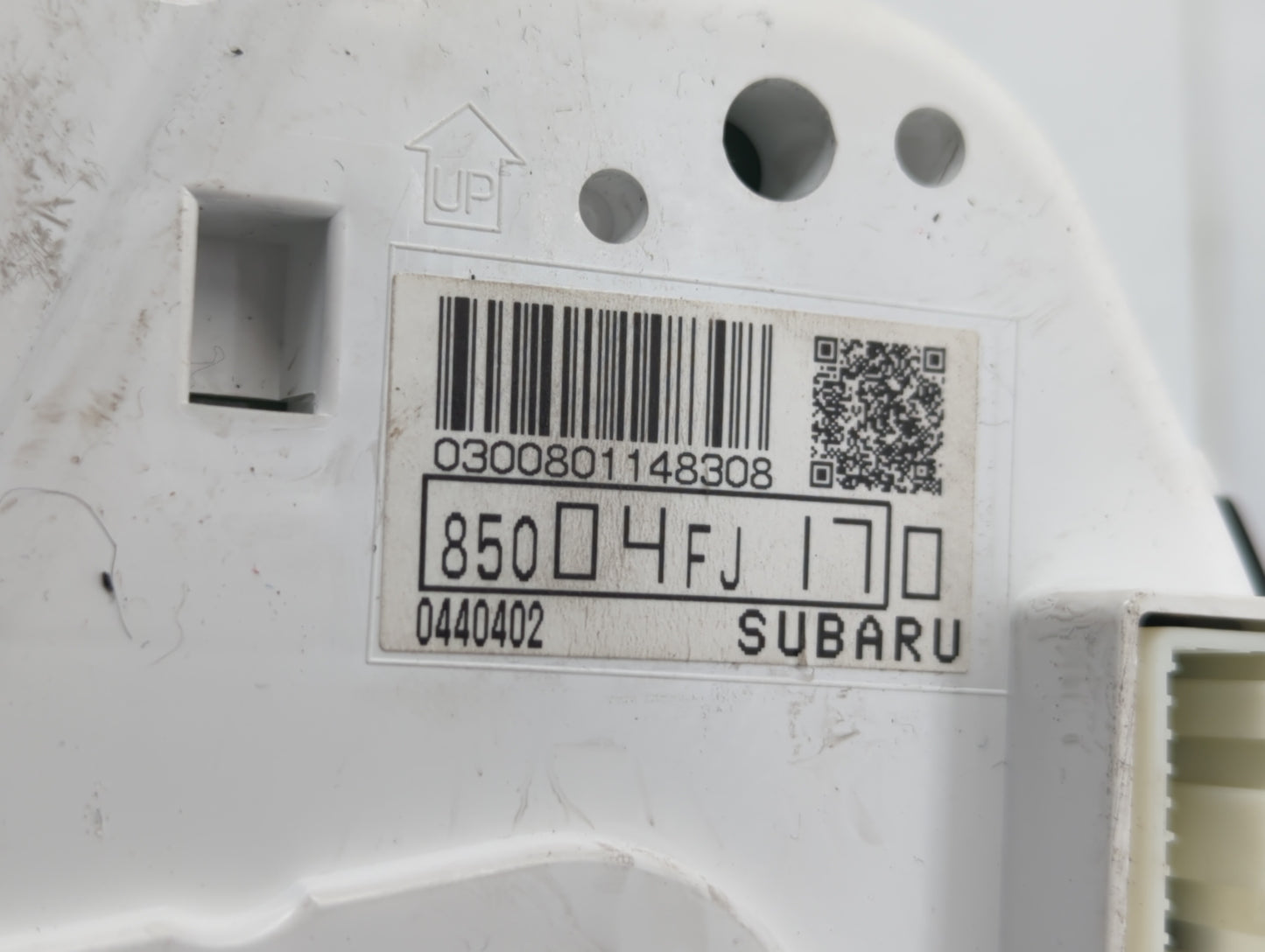 2017 Subaru Xv Instrument Cluster Speedometer Gauges P/N:85004FJ170 Fits OEM Used Auto Parts - Oemusedautoparts1.com