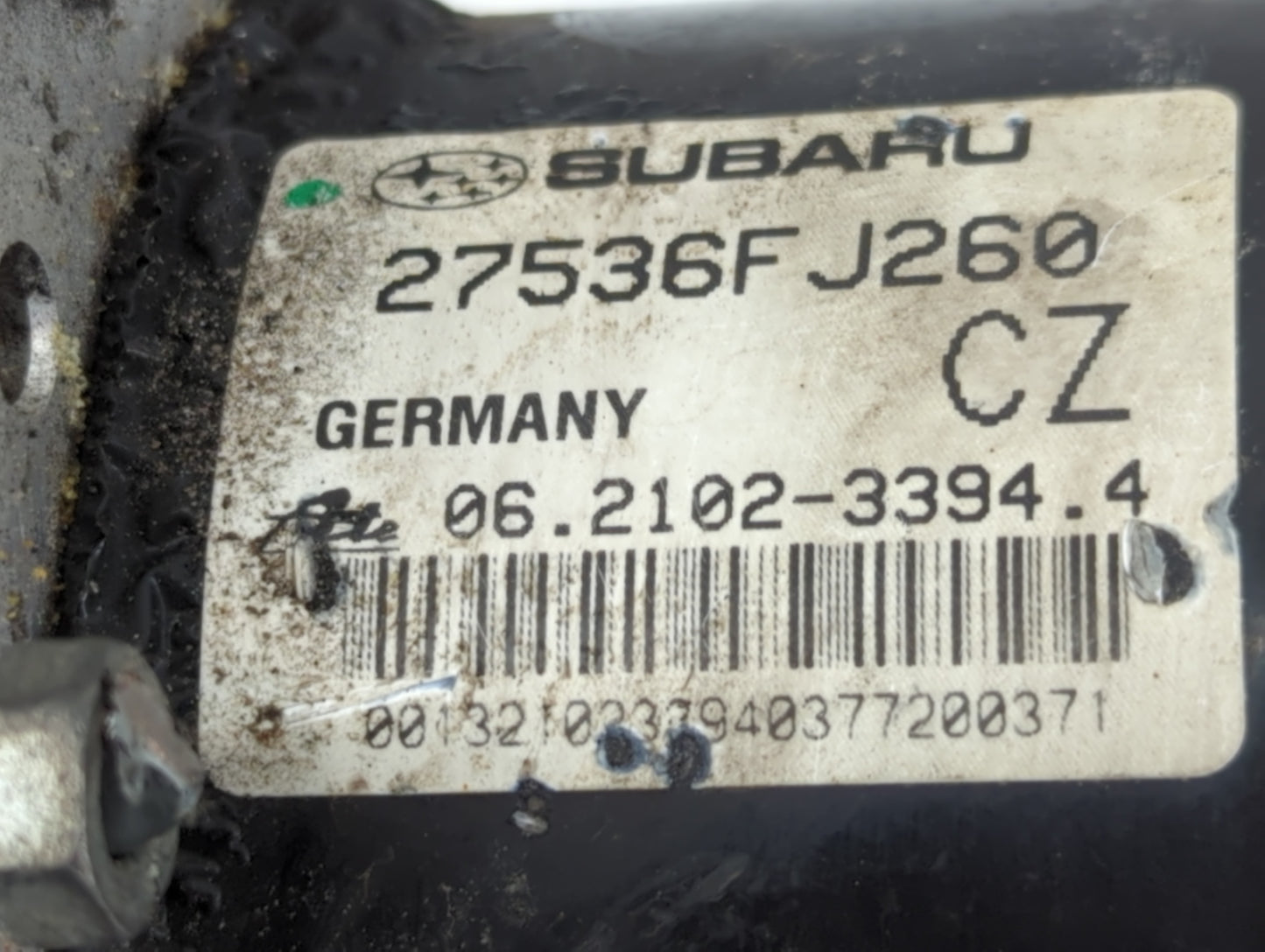 2017 Subaru Xv ABS Pump Control Module Replacement P/N:2102-3394 27536FJ260 Fits Fits 2016 OEM Used Auto Parts - Oemusedauto