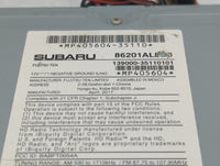 2017 Subaru Xv Crosstrek Radio AM FM Cd Player Receiver Replacement P/N:86201AL8 MP405604-35110, 139000-35110101, MP405604 F