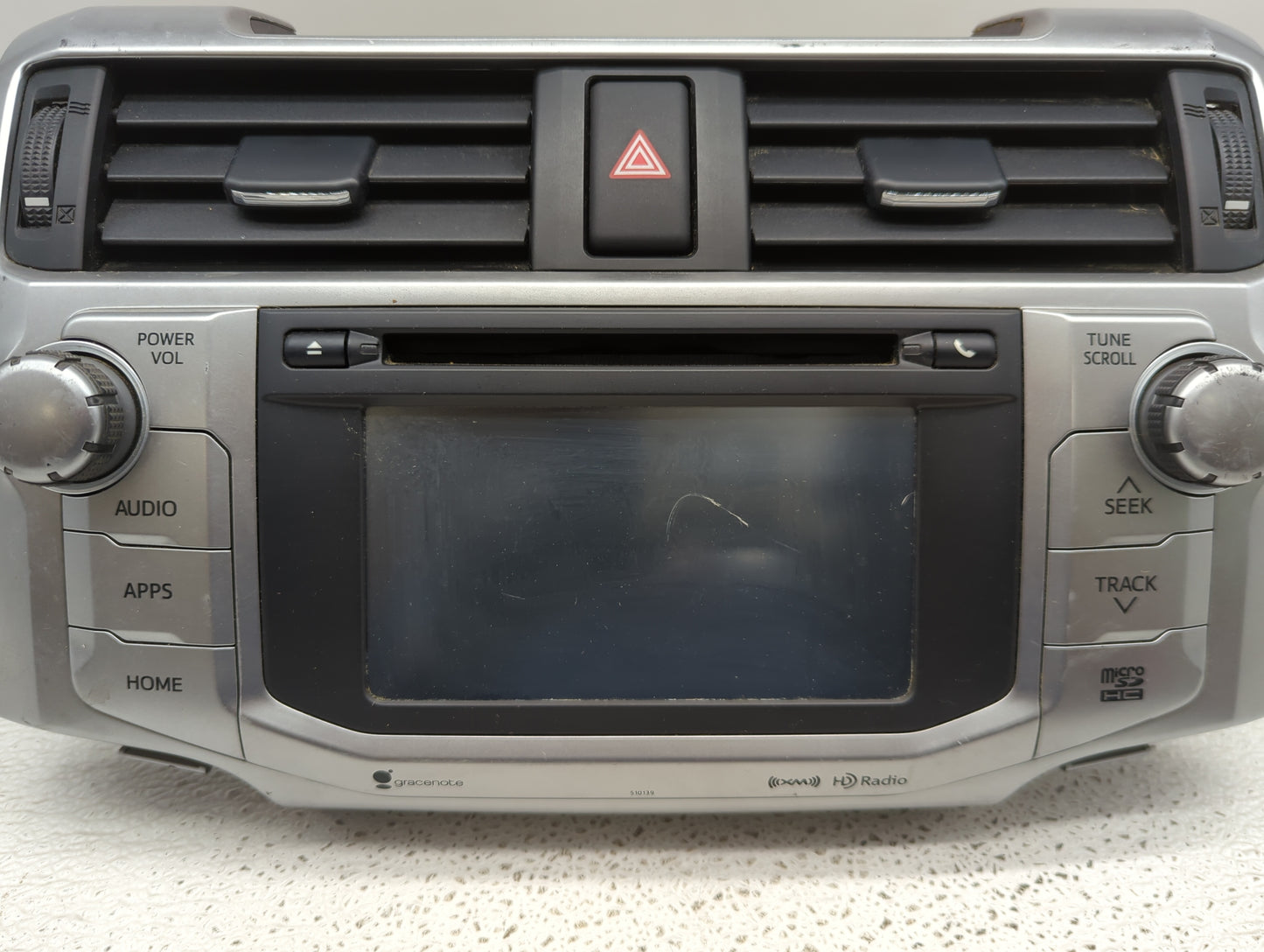 2014-2020 Toyota 4runner Radio AM FM Cd Player Receiver Replacement P/N:86100-35351 Fits OEM Used Auto Parts - Oemusedautopa