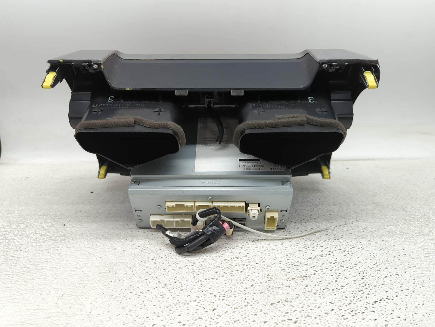 2014-2020 Toyota 4runner Radio AM FM Cd Player Receiver Replacement P/N:86100-35351 Fits OEM Used Auto Parts - Oemusedautopa