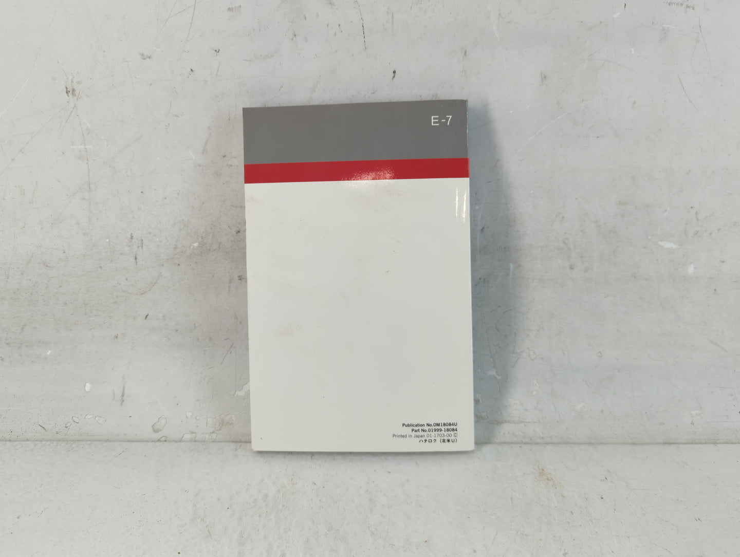 2017 Toyota 86 Owners Manual Book Guide P/N:01999-18084 OEM Used Auto Parts - Oemusedautoparts1.com