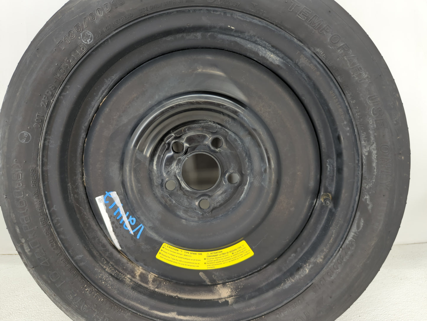 2017-2020 Toyota 86 Spare Donut Tire Wheel Rim Oem - Oemusedautoparts1.com