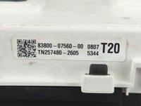 2016-2018 Toyota Avalon Instrument Cluster Speedometer Gauges P/N:83800-07560 Fits Fits 2016 2017 2018 OEM Used Auto Parts -