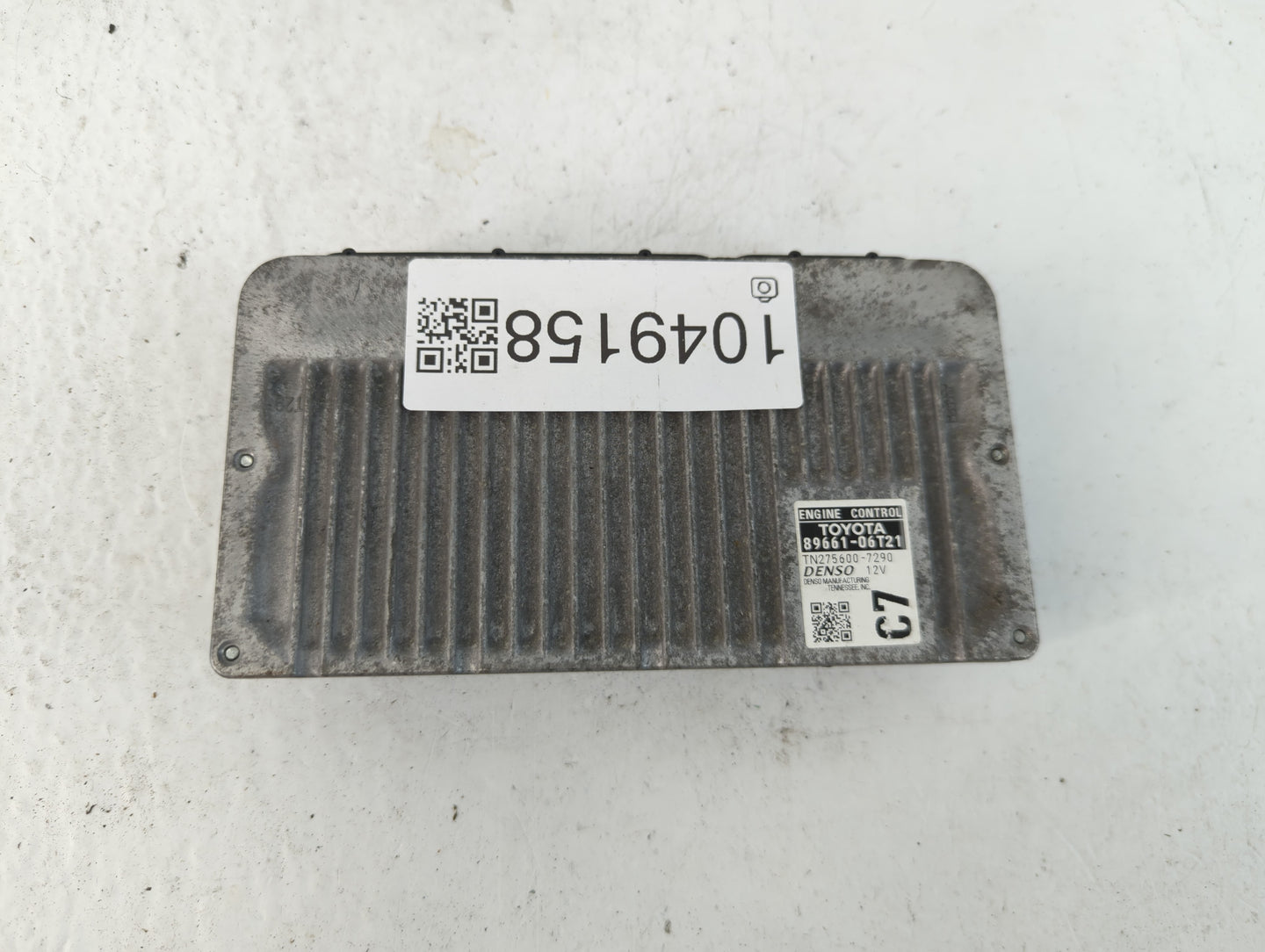 2016-2017 Toyota Camry PCM Engine Control Computer ECU ECM PCU OEM P/N:89661-06T21 Fits Fits 2016 2017 OEM Used Auto Parts -