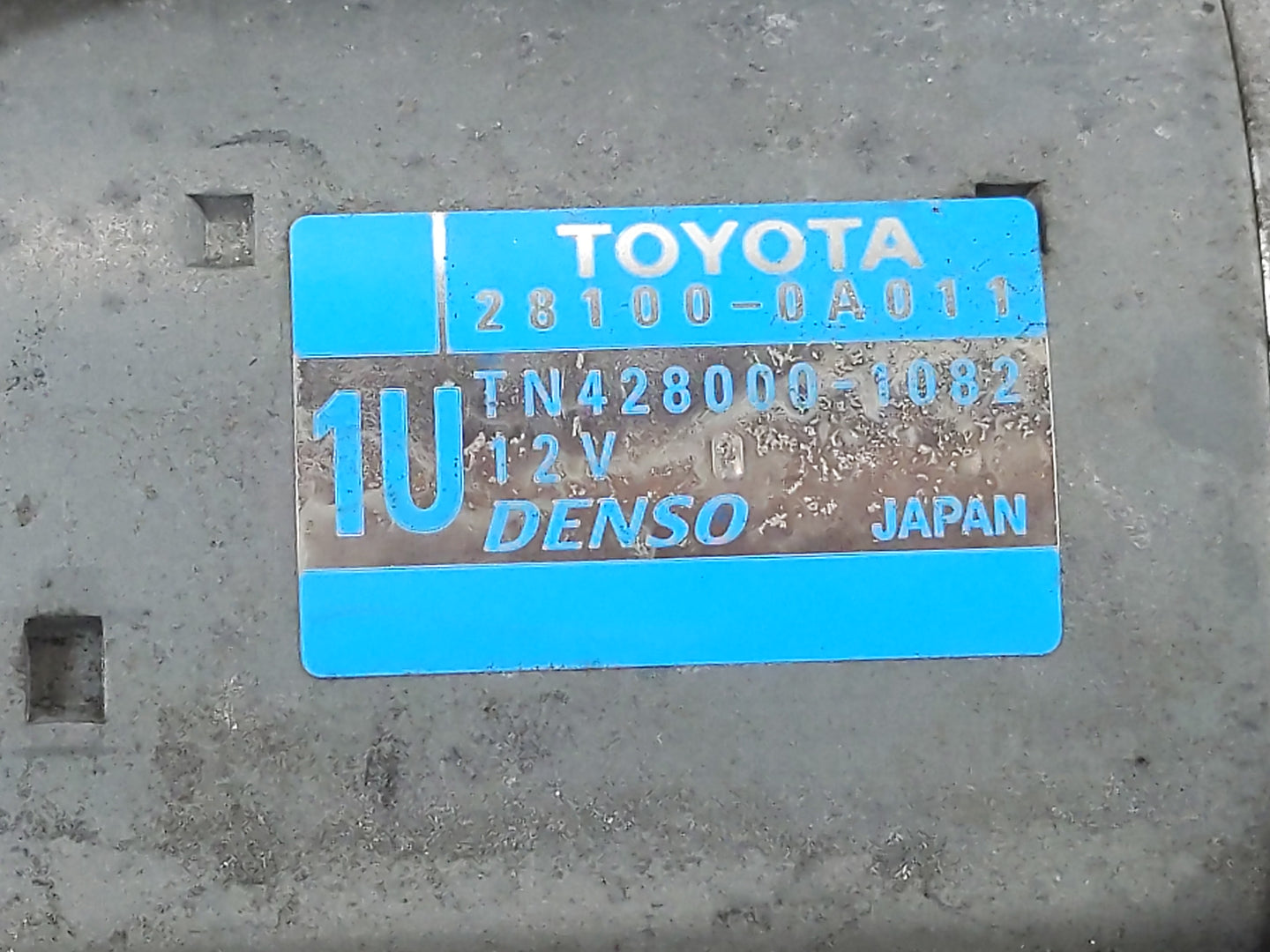 2004-2017 Toyota Camry Car Starter Motor Solenoid OEM P/N:TN428000-1082 28100-0A011 Fits OEM Used Auto Parts - Oemusedautopa