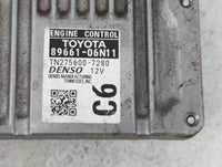 2016-2017 Toyota Camry PCM Engine Control Computer ECU ECM PCU OEM P/N:89661-06N11 Fits Fits 2016 2017 OEM Used Auto Parts -