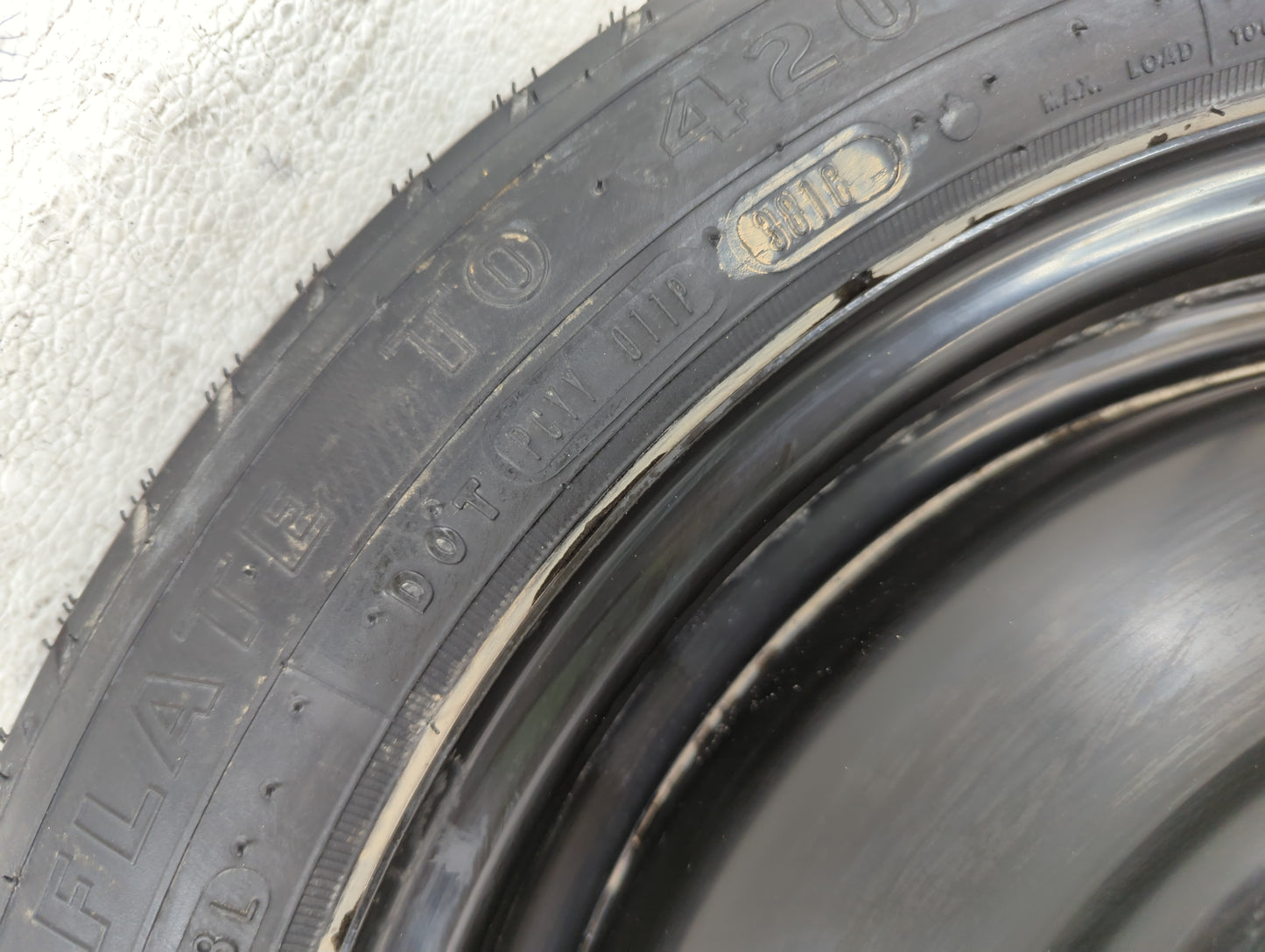 2007-2017 Toyota Camry Spare Donut Tire Wheel Rim Oem - Oemusedautoparts1.com