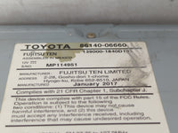2016-2017 Toyota Camry Radio AM FM Cd Player Receiver Replacement P/N:86140-06660 Fits Fits 2016 2017 OEM Used Auto Parts - 