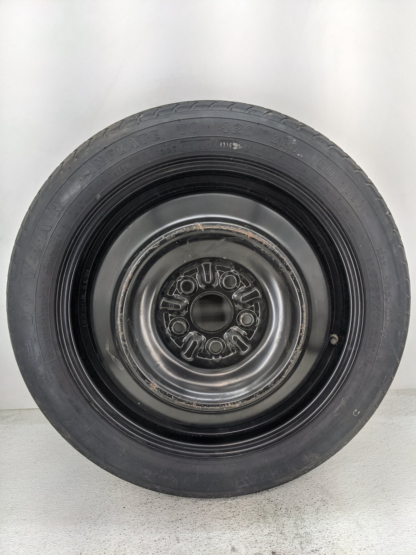 2007-2017 Toyota Camry Spare Donut Tire Wheel Rim Oem - Oemusedautoparts1.com