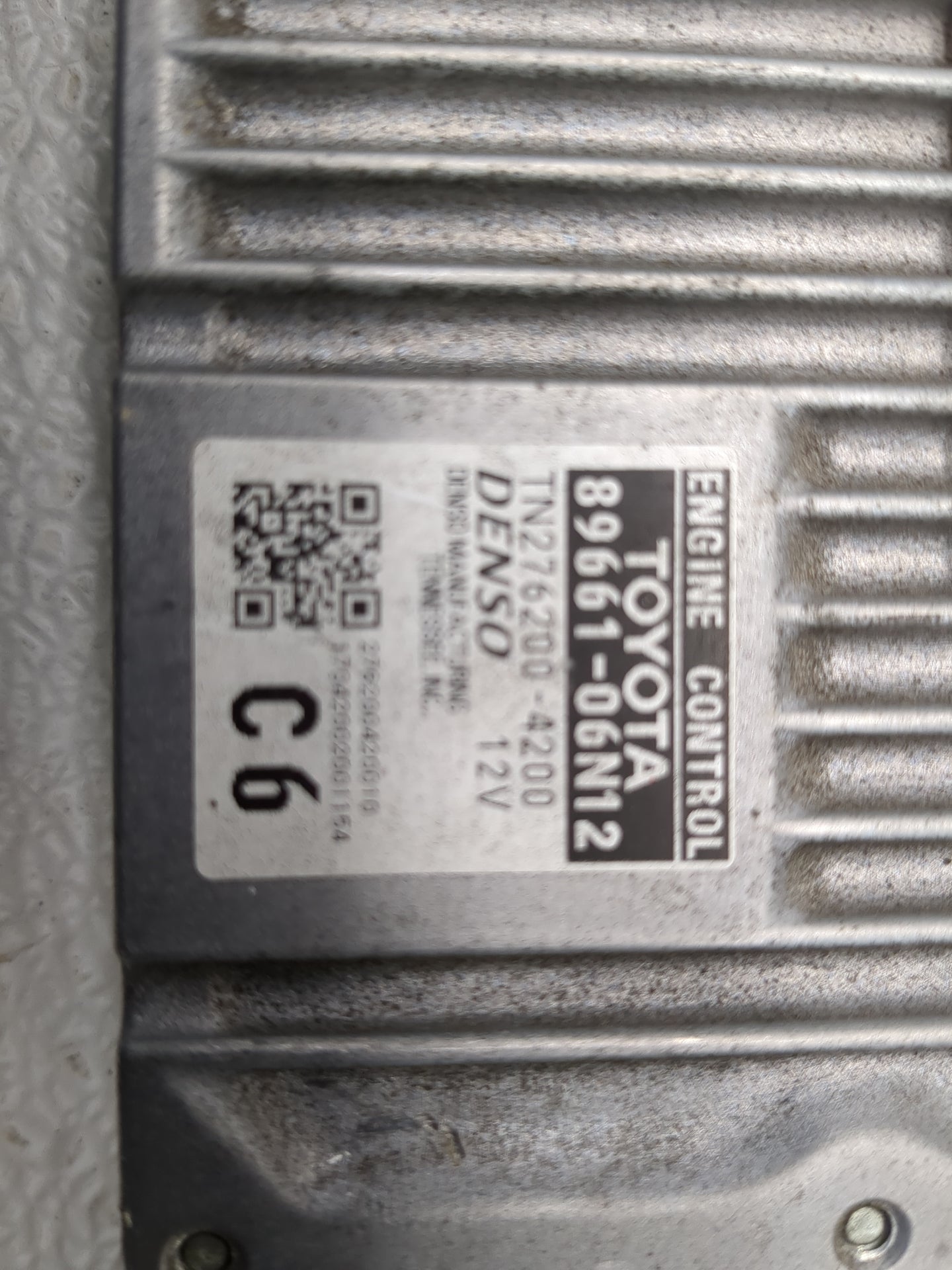 2016-2017 Toyota Camry PCM Engine Control Computer ECU ECM PCU OEM P/N:89661-06N12 TN276200-4200 Fits Fits 2016 2017 OEM Use