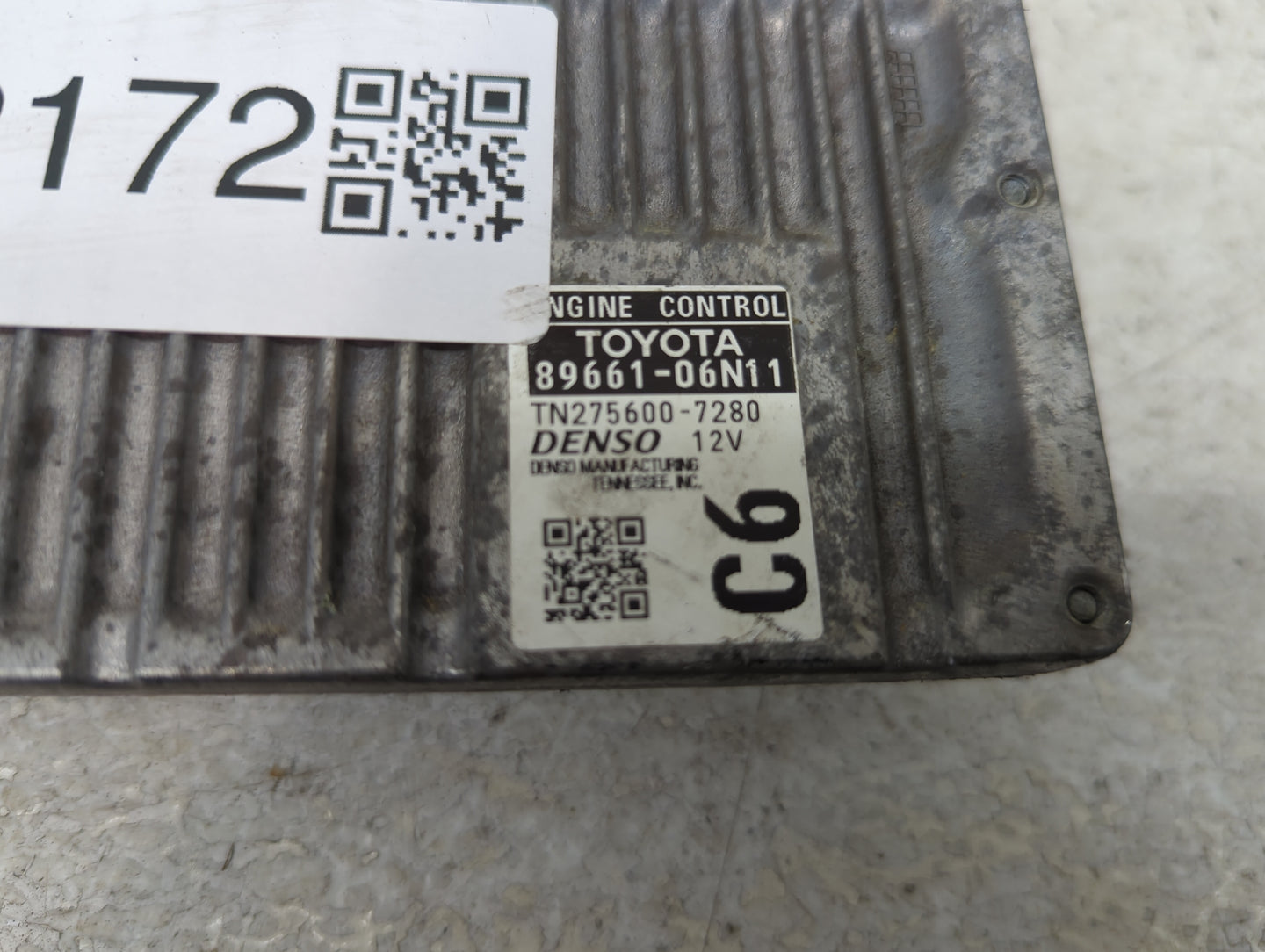 2016-2017 Toyota Camry PCM Engine Control Computer ECU ECM PCU OEM P/N:89661-06N11 TN275600-7280 Fits Fits 2016 2017 OEM Use