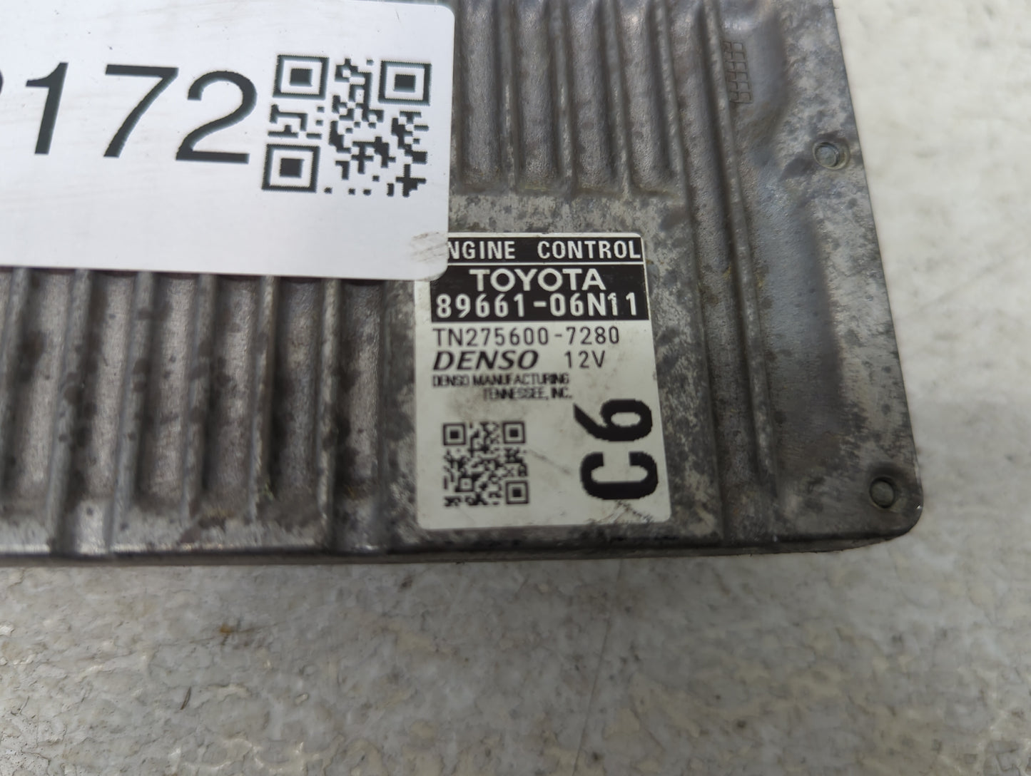 2016-2017 Toyota Camry PCM Engine Control Computer ECU ECM PCU OEM P/N:89661-06N11 TN275600-7280 Fits Fits 2016 2017 OEM Use