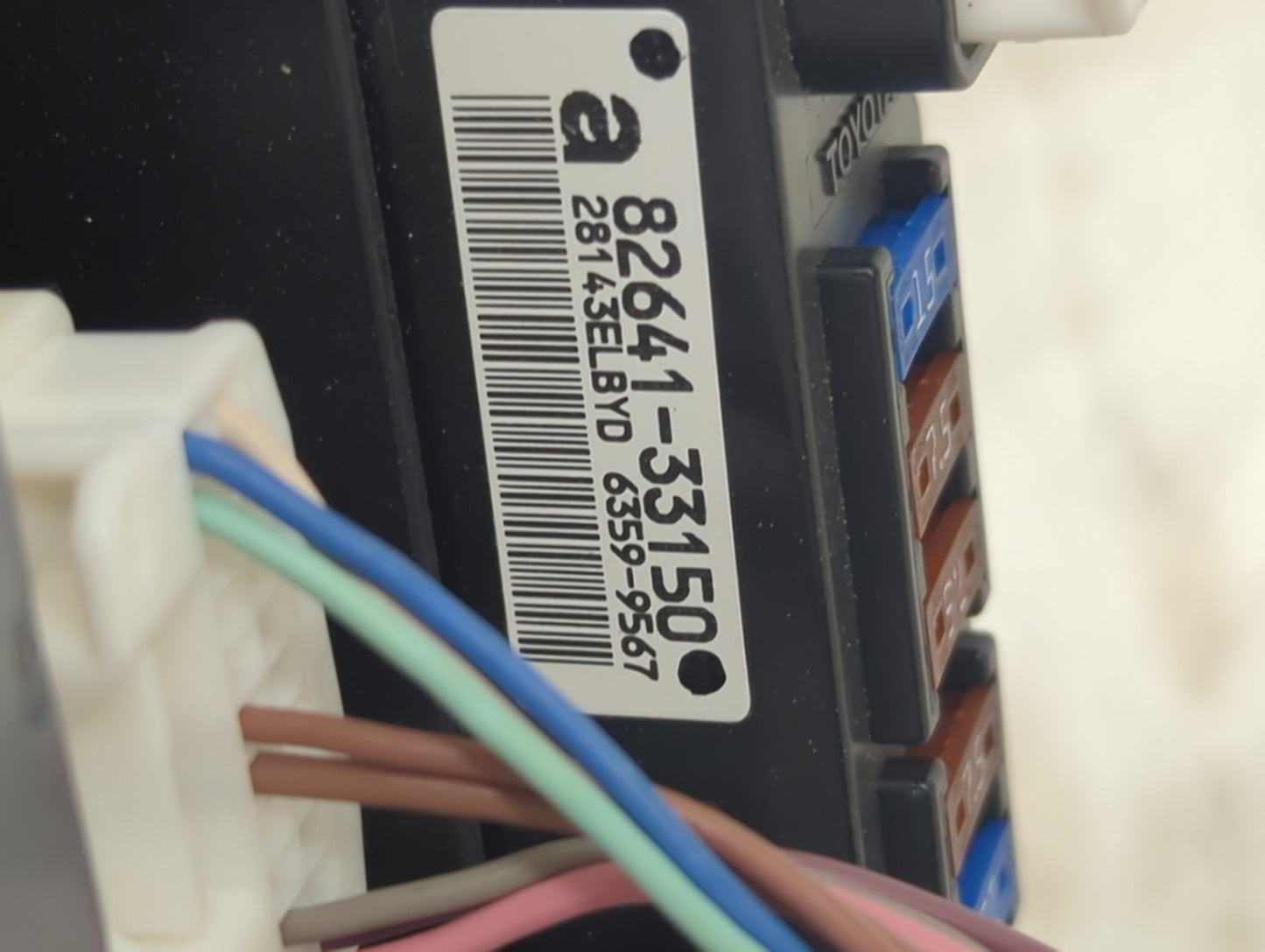 2012-2017 Toyota Camry Fusebox Fuse Box Panel Relay Module P/N:82720-33301 82620-33060 Fits Fits 2012 2013 2014 2015 2016 20