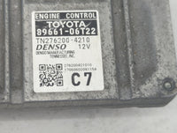 2016-2017 Toyota Camry PCM Engine Control Computer ECU ECM PCU OEM P/N:89661-06T22 TN276200-4210 Fits Fits 2016 2017 OEM Use
