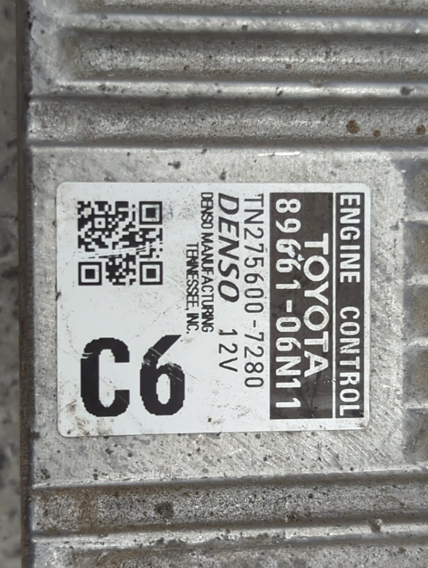 2016-2017 Toyota Camry PCM Engine Control Computer ECU ECM PCU OEM P/N:89661-06N11 TN275600-7280 Fits Fits 2016 2017 OEM Use