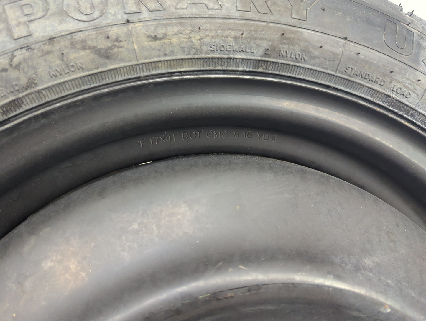 2007-2017 Toyota Camry Spare Donut Tire Wheel Rim Oem 1462416 - Oemusedautoparts1.com