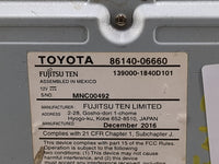 2016-2017 Toyota Camry Radio AM FM Cd Player Receiver Replacement P/N:86140-06660 139000-1840D101 Fits Fits 2016 2017 OEM Us