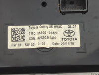 2015-2017 Toyota Camry Climate Control Module Temperature AC/Heater Replacement P/N:55900-06320 A2C90387400 Fits OEM Used Au