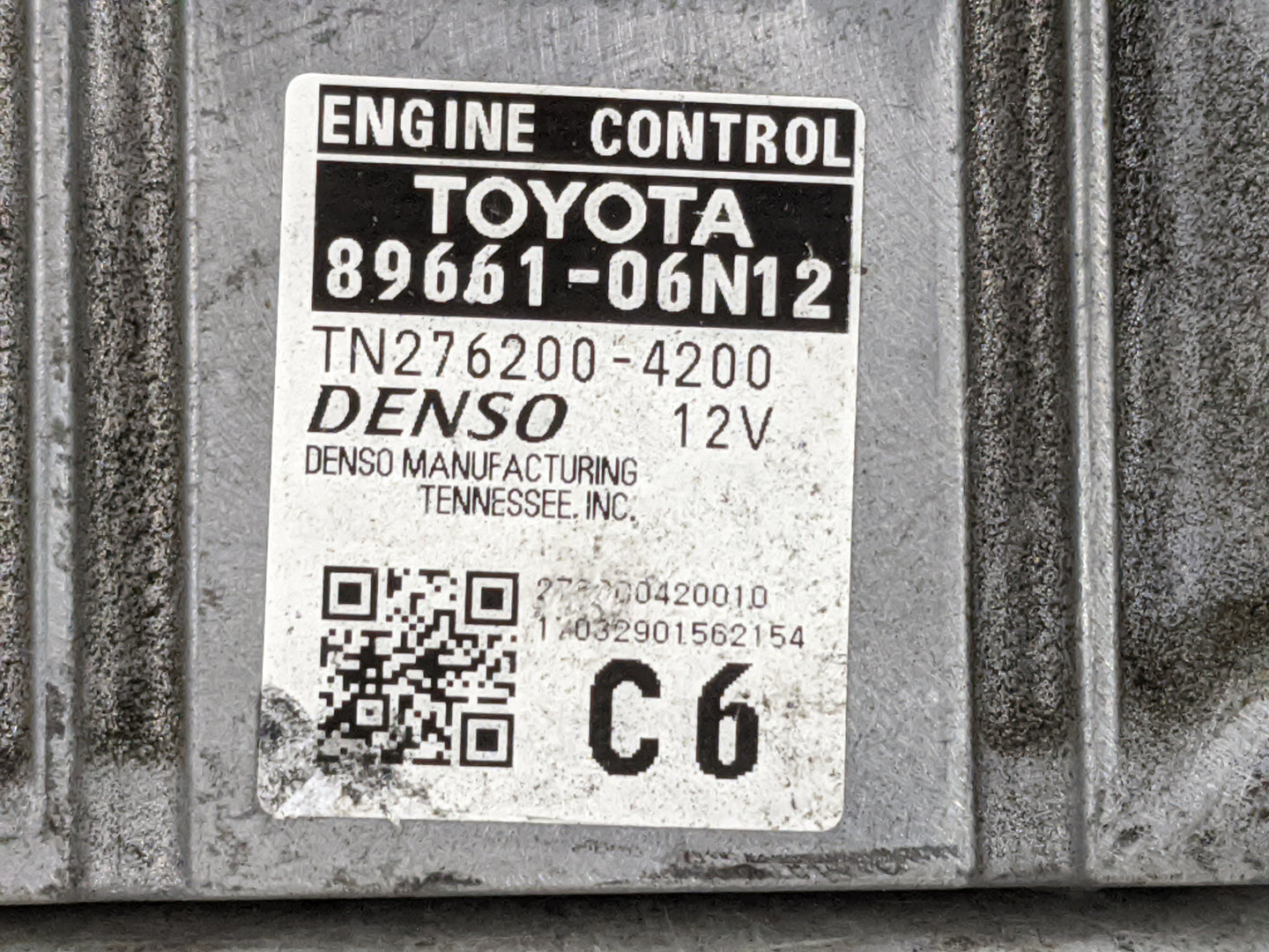 2016-2017 Toyota Camry PCM Engine Control Computer ECU ECM PCU OEM P/N:89661-06N12 TN276200-4200 Fits Fits 2016 2017 OEM Use