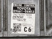 2016-2017 Toyota Camry PCM Engine Control Computer ECU ECM PCU OEM P/N:89661-06N12 TN276200-4200 Fits Fits 2016 2017 OEM Use