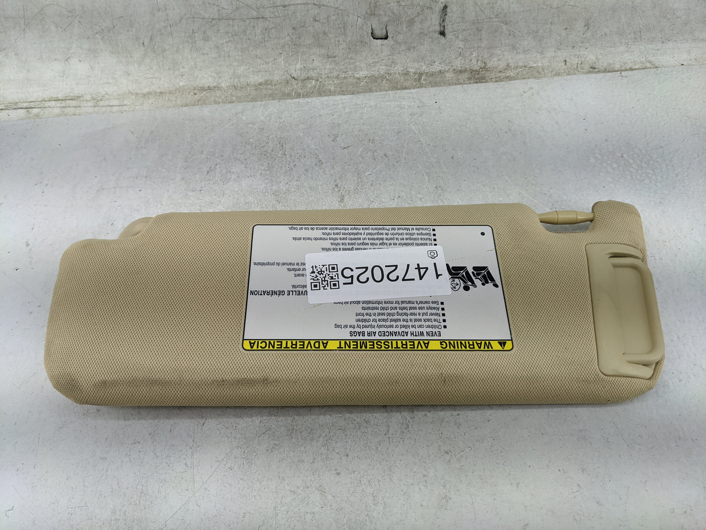 2012-2017 Toyota Camry Sun Visor Shade Replacement Passenger Right Mirror Fits Fits 2012 2013 2014 2015 2016 2017 OEM Used A
