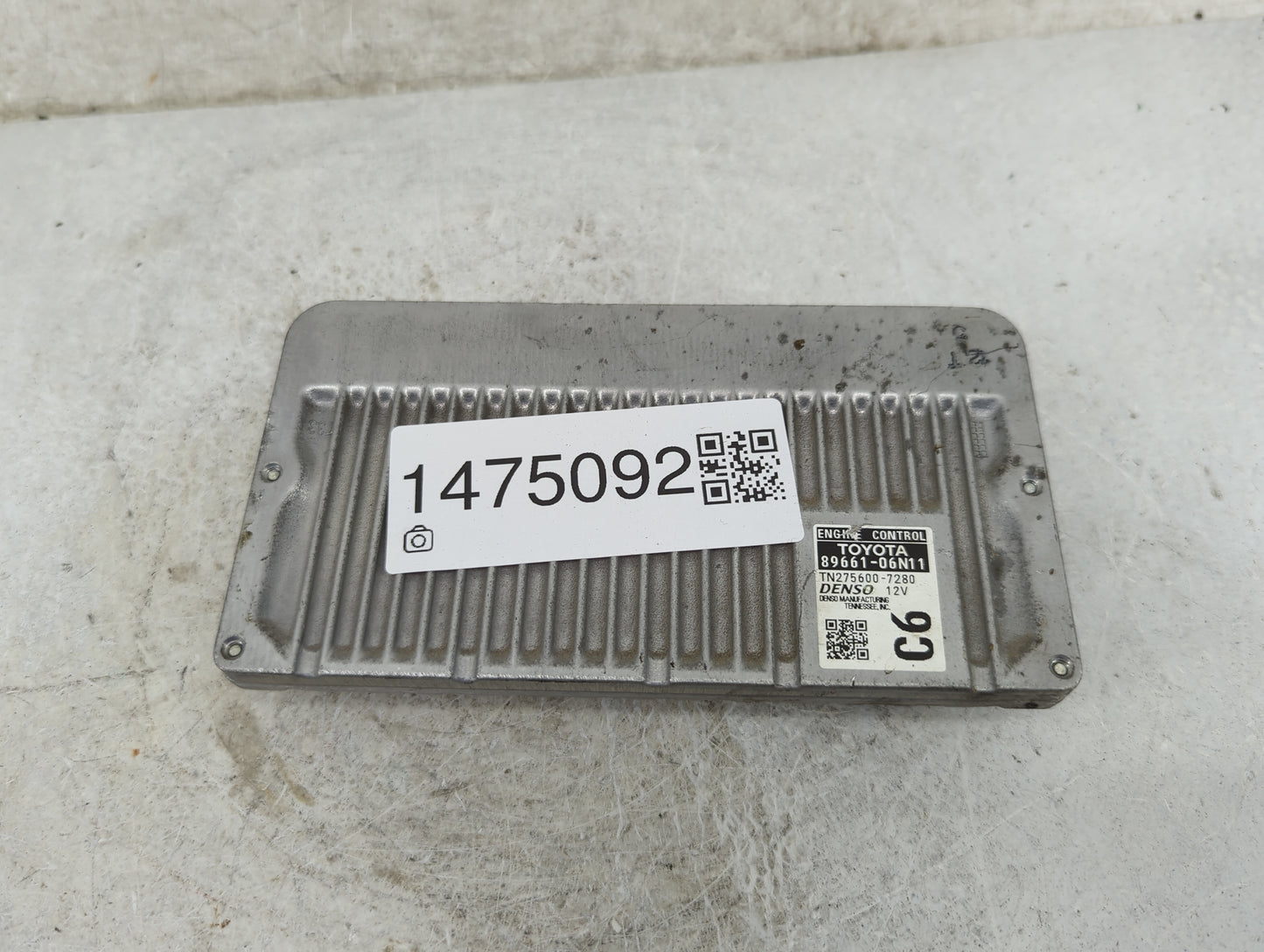 2016-2017 Toyota Camry PCM Engine Control Computer ECU ECM PCU OEM P/N:89661-06N11 TN275600-7280 Fits Fits 2016 2017 OEM Use
