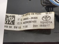 2015-2017 Toyota Camry Climate Control Module Temperature AC/Heater Replacement P/N:55900-06320 A2C90387400 Fits OEM Used Au