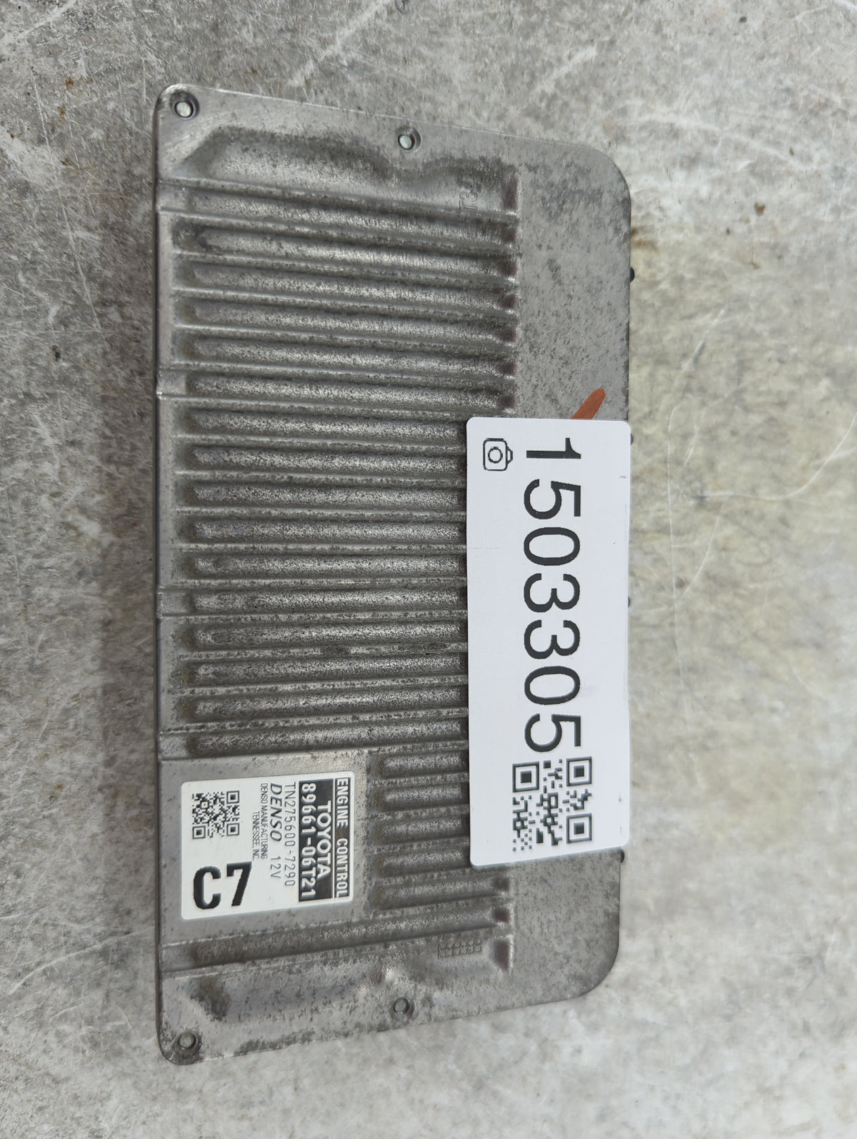 2016-2017 Toyota Camry PCM Engine Control Computer ECU ECM PCU OEM P/N:89661-06T21 TN275600-7290 Fits Fits 2016 2017 OEM Use