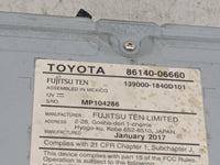 2016-2017 Toyota Camry Radio AM FM Cd Player Receiver Replacement P/N:86140-06660 139000-1840D101 Fits Fits 2016 2017 OEM Us