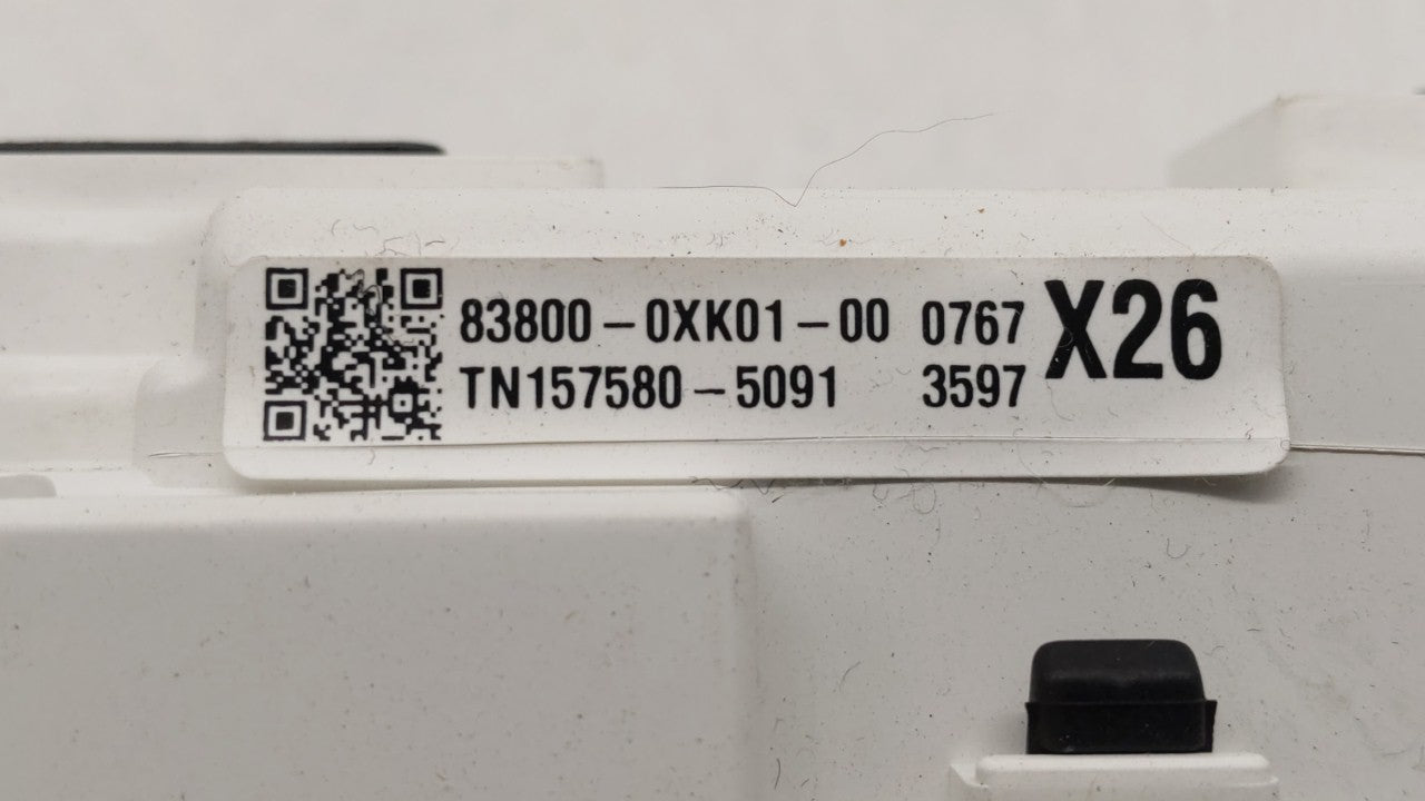 2017 Toyota Camry Instrument Cluster Speedometer Gauges P/N:83800-0XK00-00 83800-0XK01-00, 83800-0X820-00 Fits OEM Used Auto